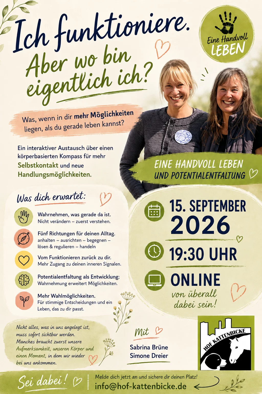 Du funktionierst. Aber spürst DU dich noch?
