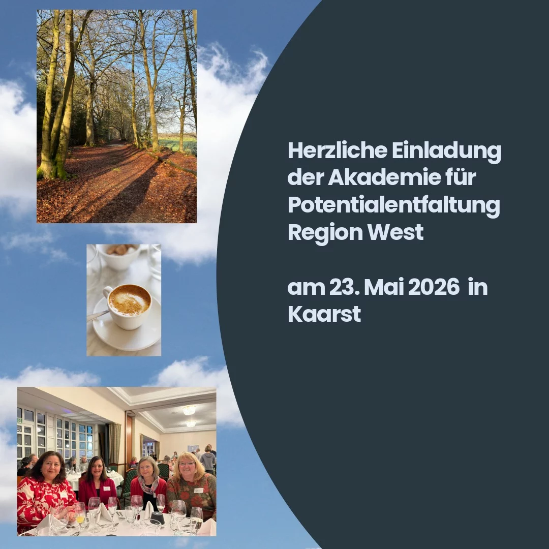 Herzliche Einladung zum Treffen der Akademie fürPotentialentfaltung Region West ❤️